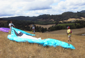 Maren fluffing a glider