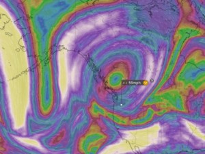 anti-cyclone over the northwest