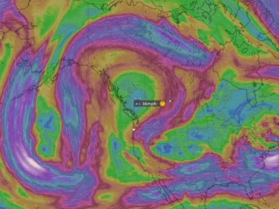Wind at 18000 on Friday
