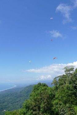 Tour One. Enjoying the Dominical Skies! Discover Paragliding Tour one, high in the sky over the Dominical launch.